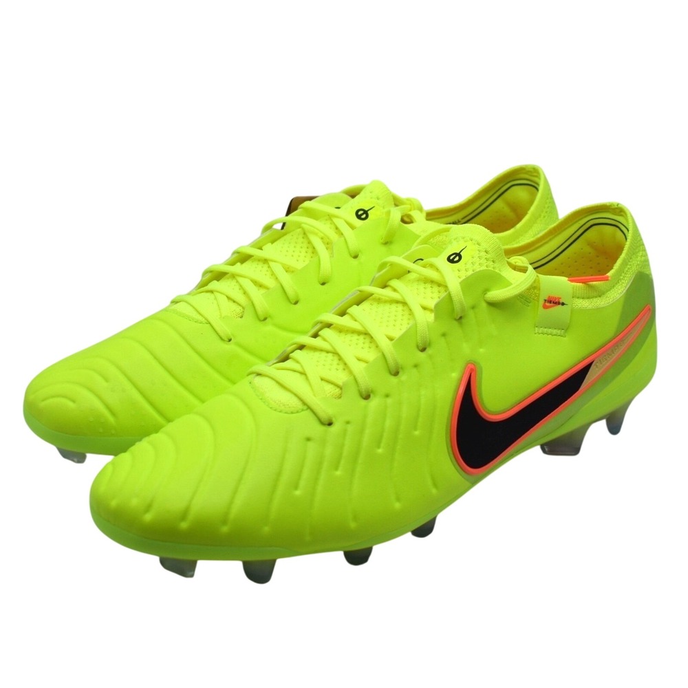Nike Men's Tiempo Legend 10 Elite FG Soccer Cleats Volt Black Mens 13 DV4328-701
